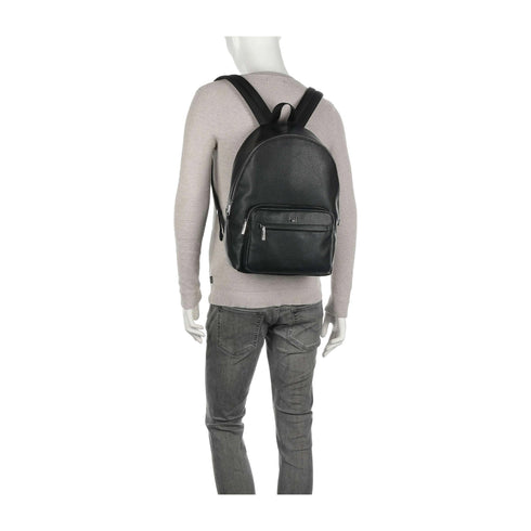 BOSS Zainetto Zaino Uomo modello Ray con zip Nero - Francavilla Moda